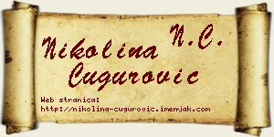 Nikolina Čugurović vizit kartica